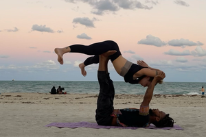 Acrobatic Therapy Body Stretch FloLo Holistic yoga
