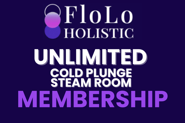 cold water plunge steam room combination membership FloLo Holistic