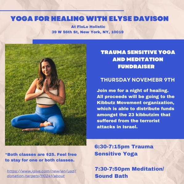 Yoga For Healing with Elyse Davison: Fundraiser Class